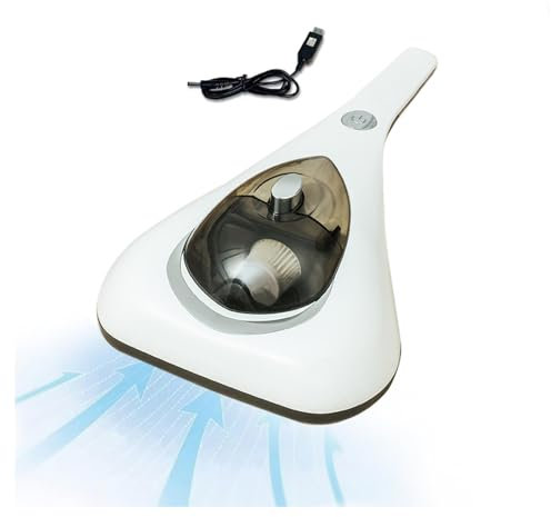 BesBet Eliminador De áCaros Germicidas UV, UV, con FuncióN De Aire Caliente, Carga USB Anti Acaros, SuccióN Fuerte De 10kpa Anti Acaros, Mata AléRgenos/áCaros/Bacterias