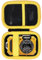 Lebakort ﻿Duro Viaggio Caso Custodia per KODAK Pixpro WPZ2 Fotocamera Digitale Compatta (Nero+Giallo)