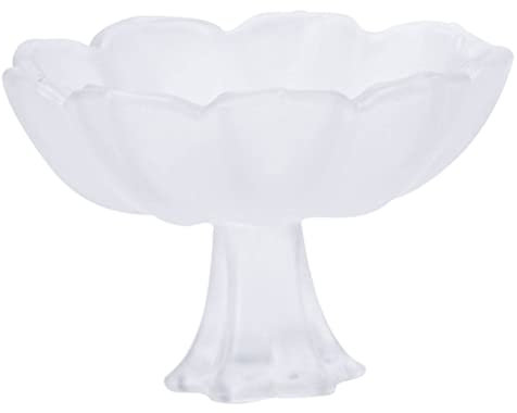 Garneck Coppa Con Stelo Di Loto Bicchiere Per Bere Coppa Da Dessert a Base Alta Bicchiere Da Martini Bicchiere Da Vino Multifunzione Bicchieri Da Margarita Di Cristallo Bianca