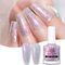 Born Pretty Smalto ad asciugatura rapida glitter olografica rosa viola smalto gel smalto senza lampada UV Pearl Mermaid Super Shine Nail Art Polish