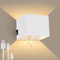 GeyouLux 6000mAh Akku Wandleuchte mit Bewegungsmelder Innen 5W LED Wandleuchte Ohne Stromanschluss,USB Aufladbare Wandbeleuchtung 3000K Weiß Magnetische Wandlampe mit Schalter für Schlafzimmer