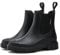 MIEHUIAI Stivali di Gomma Donna Stivali Pioggia Impermeabili Chelsea Ankle Boots Moda Rain Boots Outdoor Antiscivolo Stivali da Giardino(Nero,40 EU)