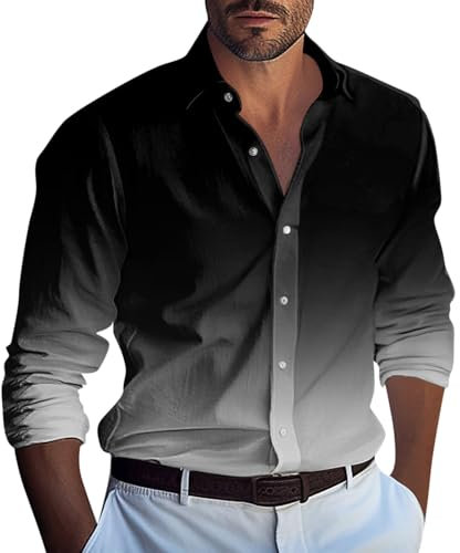 Shirt Herren Sommer Palmen Hemd Weiss Herren Baumwollhemd Herren Blaues Hemd Herren Hawaii Outfit Damen White Shirt Men Bügelfreie Hemden Günstig Palmen Hawaii Hemd Herren Grau M