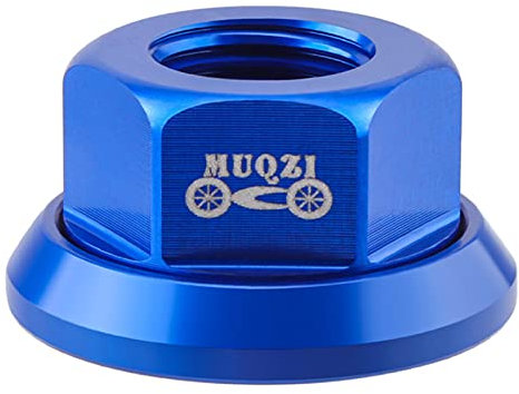 SUMMITDRAGON Bici 10mm Mozzi Dado Flangiato Prima Ruota Posteriore Vite Leghe di Alluminio Bici Assi Ruota Dado Bullone Bicicletta Pieghevole Fixed Gear