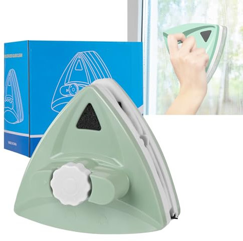 Limpiador de ventanas magnético de doble lado de 4-30 mm, 10 archivos de transmisión ajustable mejorado limpiador de ventanas magnético, adecuado para ventanas de vidrio con un grosor