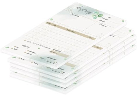 PRICARO Auftragsblock Eukalyptus, A5, 5 Stück