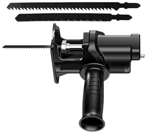 Cabezal de sierra sable para taladro eléctrico - Accesorio de herramienta manual versátil Para cortar metal, cartón, plástico y tuberías, cabezal de herramienta eléctrica fácil de instalar | Para el