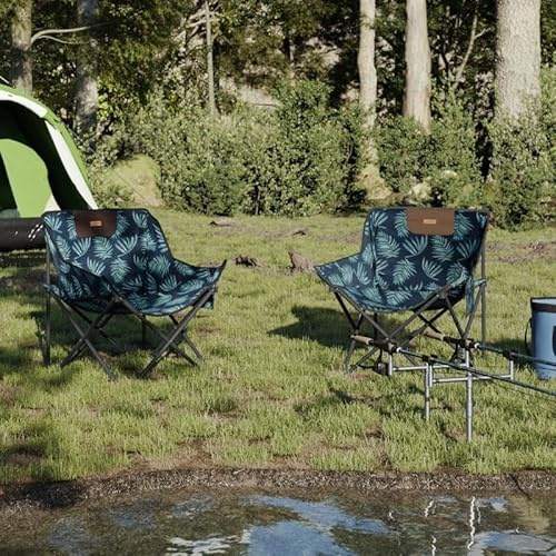 Eleganz Campingstühle 2 STK. mit Tasche – Klappbar & Leicht für Garten, Camping & Outdoor | Stahlrahmen & 600D Polyester mit PE-Beschichtung | Robust & Kompakt