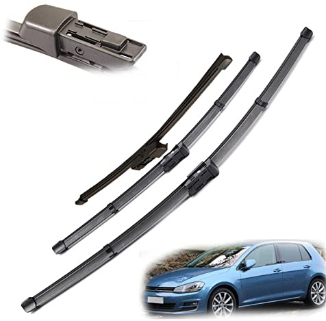 Repuestos para limpiaparabrisas 26 18 11 3 Piezas Escobillas limpiaparabrisas Delanteras y traseras para VW Golf 7 MK7 2012 2013 2014 2015 2016 2017 2018