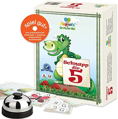 SCHNAPP DIR 5 Konzentrationsspiel Spiele 2-6 Spieler I Gesellschaftsspiele I Erwachsene I Kartenspiele ab 6 Jahre I Spiele für unterwegs I smart Games I Familienspiele