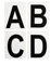 Handball Karten ABCD, Set zur Markierung der Mannschaftsoffiziellen beim Spiel auf der Bank