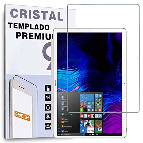 REY Protector de Pantalla para Huawei MATEBOOK E12 / MATEBOOK E 12, Cristal Vidrio Templado Premium