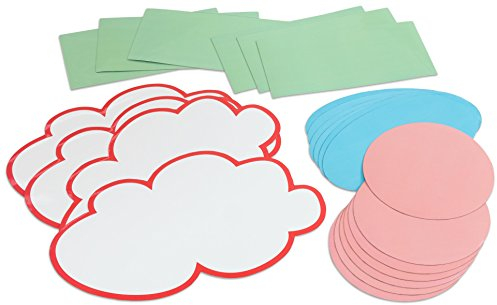 Betzold - Magnetisches Moderationskarten-Set, 22 Stück, abwischbar - Zubehör Präsentation