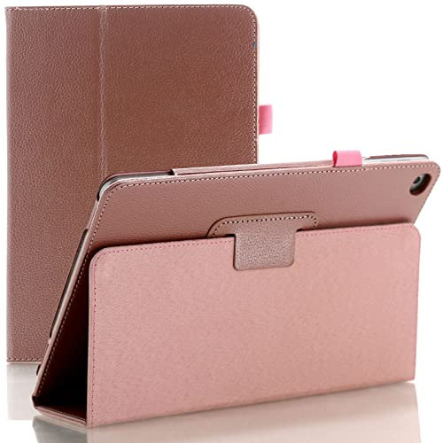 Custodia in pelle PU con supporto per Apple iPad 9.7 (Apple iPad 9.7 2017 (5a generazione), colore: oro rosa