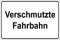 Schild: Verschmutzte Fahrbahn - Aluverbundtafel 700 x 500 mm