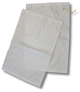 100 pezzi Sacchi in premium 500 X 800 mm 25 kg volume borse in tessuto a nastro, sacchi per cereali, per alluvioni, di sabbia per patate, da giardino in tessuto rinforzato