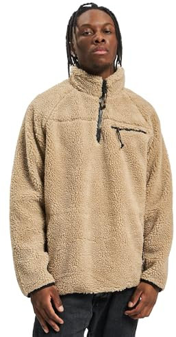 Brandit Teddyfleece Troyer, Uomo, Camel, XXL