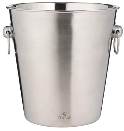 Viners Barware 4 Litre Champagne Bucket, Silver