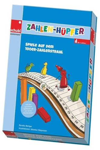 Zahlenhüpfer: Spieleset auf dem Zahlenstrahl bis 100