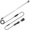 VARMHUS Tauchen Aquarium Licht,Aquarium LED Beleuchtung mit Timer Auto On/Off Dimm-Funktion,3 Lichtmodi Weiß&Blau&Weiß-Blau,10 Helligkeitsstufen optional&3Stufen der Zeitschleifenfunktion 71cm