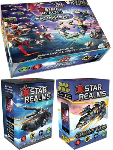 Wise Wizard Games Star Realms Boxed Sets Bundle: Kernspiel, Colony Wars und Frontiers (3 Artikel)