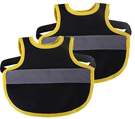 2Pcs Huhn Weste,WideSmart Hühnersattel Warnweste für Huhn Pet Reflective Vest Huhn Kleidung Geflügel Henne Sattel Schürze Federschutz Schürze Sattel Hühner Warnwesten Schürze Schutz Rückenschutz Jacke