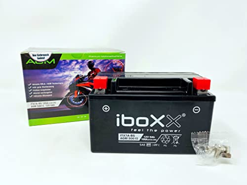 Motorrad Batterie YTX7A-BS kompatibel mit SYM Orbit II 50 4T AE05W8-EU 2018-2020
