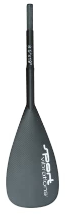 Sport Vibration SV® - Palas semiremo (20,3 cm, 100% carbón, para función de kayak, compatible con 3 remos SV® FullCarbon SUP, solo 370 g, incluye protector ABS contra impactos