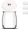 SPECIAL-DAY Set di 12 vasetti da Yogurt in Vetro con 12 coperchi ermetici Senza BPA - Made in France - per yogurtiera - Robot - Multicooker (Thermomix, SEB, TM5 / 6, cookéo ECC.) - 143 ML / 125 GR