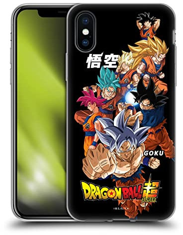 Head Case Designs Offizielle Dragon Ball Super Goku Universe Survival Characters Gel Handyhülle Hülle [Militärischer Schutzgrad] Kompatibel mit Apple iPhone X/iPhone XS