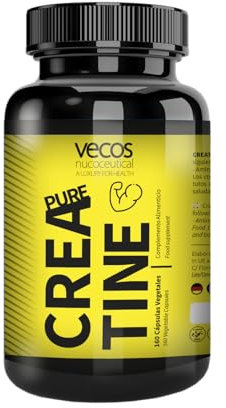 Creatine Monohydrate Pure 3000mg - 160 Capsules, Musculation & Masse Musculaire