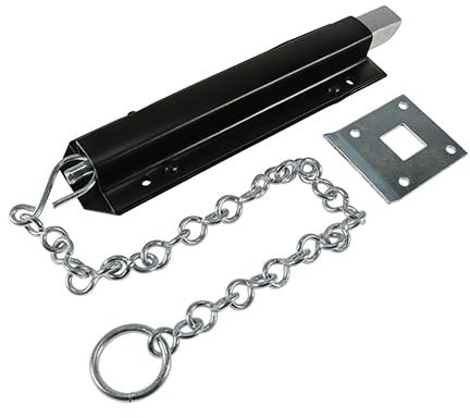 TIMCO Spring Chain Bolt No Fixings 18 Black