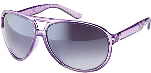 BEZLIT Damen Sonnenbrille Rundglas Piloten Designer Verlaufsglas Brille 30419 Violett Schwarz