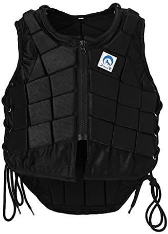 predolo Gilet de Protection Respirant et Rembourré pour L'équitation - Absorption des Chocs - pour Enfants, Adultes, Femmes et Hommes, Enfants CM