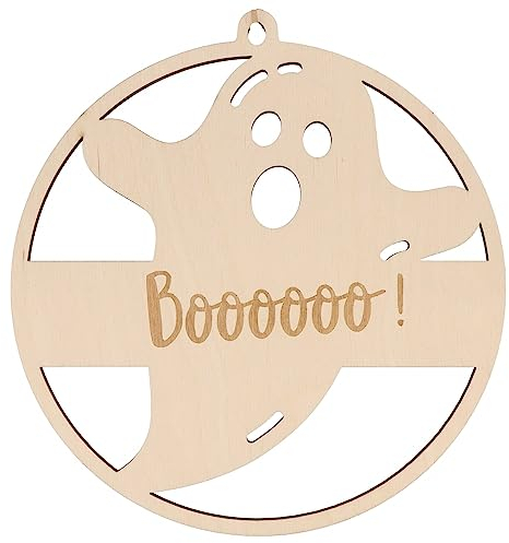 Spruchreif | Deko Loop | Holz-Dekohänger | Wanddeko | Deko Loop mit Schriftzug | Deko Schriftzug | Herbst Deko | Herbstdekoration | Halloween Tür Schild | Halloween-Deko | Gespenst