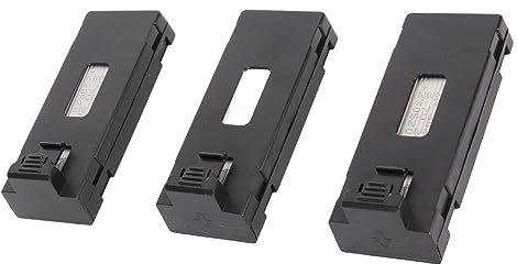 3 PCS 3.7V 2600mAh Lithium Battery For E88, Lightweight Quadcopter Rechargeable Drone Battery For Brushless For S13 S1 APP8GPS