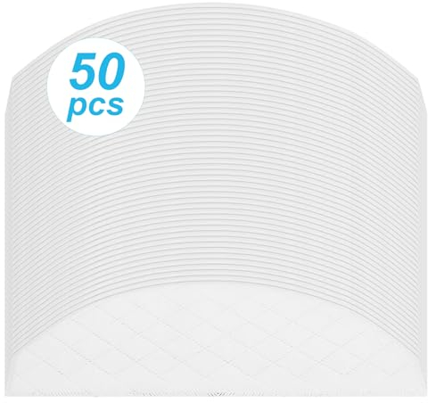 DingGreat 50 Stück Einweg-Wischtücher für Ecovacs Deebot Ozmo T9 T9+ T8 AIVI T8 Max N8 Pro N8 Pro+ Robot Staubsauger, Wischpads Ersatzteile Zubehör