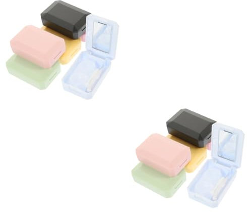 PartyKindom 12sets Halloween Contacts Case Travel Organizer Holder Box Portable for Contacts
