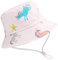 Malaxlx Kleinkind Sonnenhut Einhorn Rosa Fischerhut Kinder UV Schutz Sommerhut Strandhut Bucket Hat Eimer Hut für 2-4 Jahre Mädchen Jungen