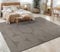 Paco Home Teppich Wohnzimmer Schlafzimmer Kurzflor Skandinavisches Boho Muster Geometrisch Rauten Motiv Einfarbig Weich Modern, Grösse:240x340 cm, Farbe:Grau 6