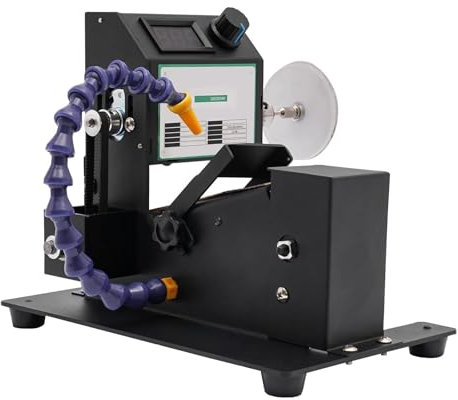 esmeriladora de banco Mini lijadora de banda, mini máquina pulidora de bricolaje de metal de escritorio, máquina lijadora de pulido eléctrica de bricolaje for afilar cuchillos