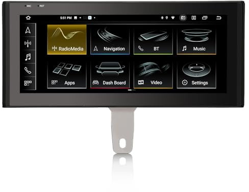 Qualcomm 8 Kern 4GB+64GB Android 14 DAB+ Autoradio Für Audi Q3 2013-2016 mit GPS Navigation Unterstützt CarPlay Android Auto Bluetooth 5.1 WiFi DSP SWC 10,25 Zoll IPS Bildschirm OEM Kamera MMI System