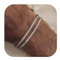 YADOCA Herren Armbänder Stapelbar Silber Armband für Männer Jungen Manschette Schlange Seil Cuban Link Kette Armband Set 21cm Herrenschmuck Geschenke für Papa Freund Ehemann Sohn -2