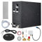 WLLKIY Sauna Dampferzeuger Dampf-Duschgenerator, 10,5/12/15 KW, Segmentierte Heizung Und Temperaturanpassung Und 24-Stunden-Timer, Dampfbad-Set, Heimzimmer(Type 2)