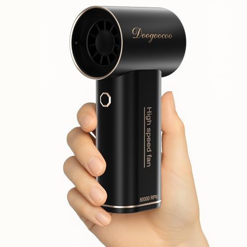 DooGooCoo Portable Handheld Fan Black-K66