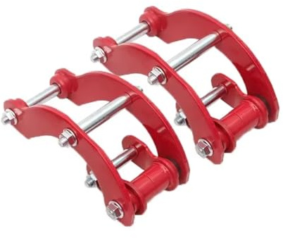Spurplatten Distanzscheibe Für Toyota Für Hilux Für Revo Vorne Und Hinten Lift Kit Maschine Dual Schäkel Komfort G Schäkel 1 -2“ Blau Rack Aluminium Spurverbreiterung(1 inch)