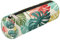 Mexpekil Trousse à crayons ronde colorée avec feuilles de palmier tropicales pour enfants, garçons et filles, trousse cylindrique ronde pour fournitures scolaires
