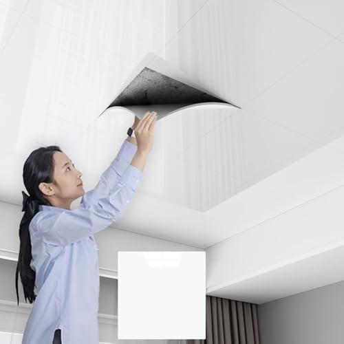 Paneles de techo de PVC autoadhesivos, flexibles e impermeables, fáciles de cortar para instalación en baño y cocina