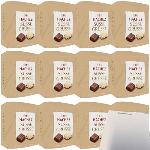 usy Bundle für Hachez Schokolade Süße Grüße VPE (12x40g Packung) + usy Block
