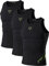 jeansian Herren Sportswear 3 Packs Sport Compression Tank Tops Vests Shirt LSL3306 PackG M